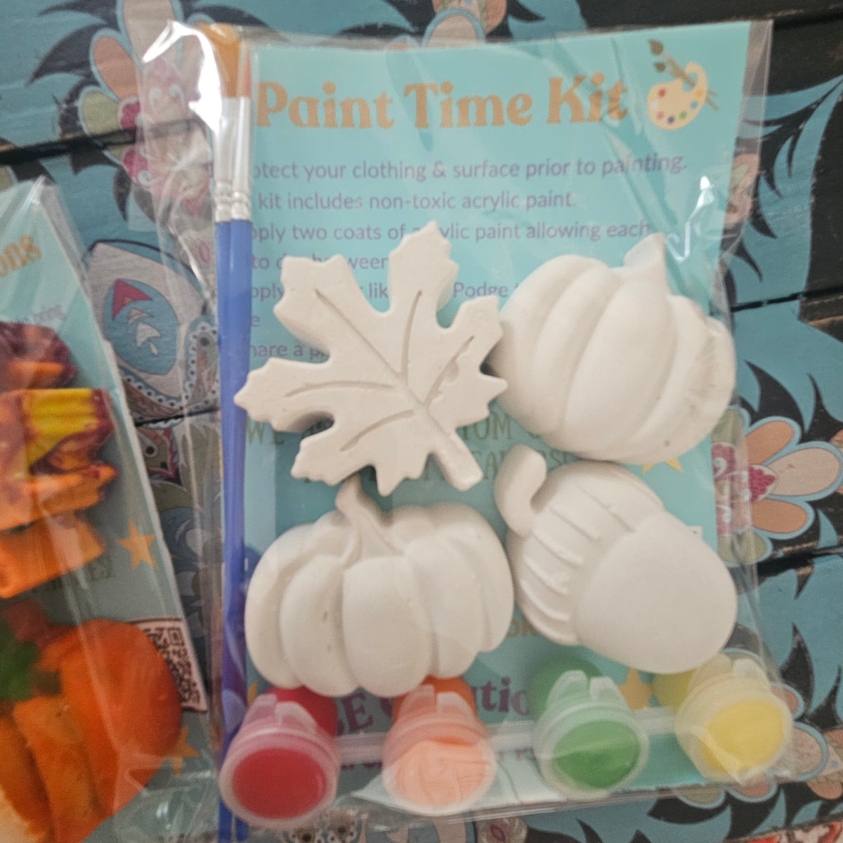 FALL THEMED 4 pc PLASTER PAINT KIT 🍂
