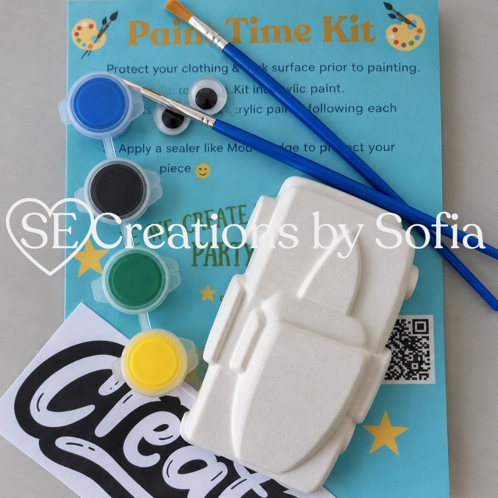 RACECAR ~MEGA~ PLASTER PAINT KIT🏎