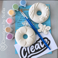 Double DONUT🍩 ~Set of 2~ PLASTER PAINT KIT