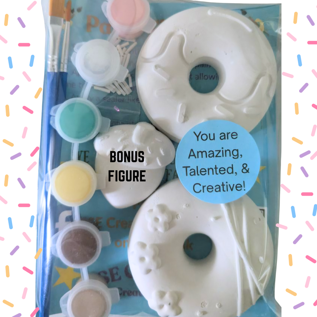 Double DONUT🍩 ~Set of 2~ PLASTER PAINT KIT