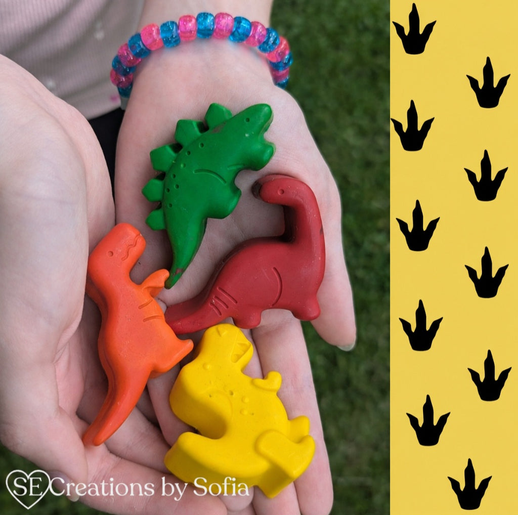 DINOSAUR crayons