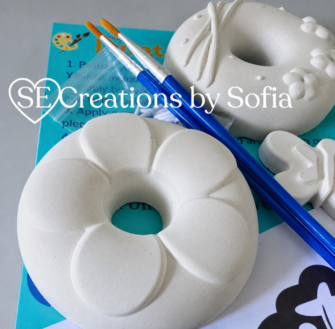 Double DONUT🍩 ~Set of 2~ PLASTER PAINT KIT