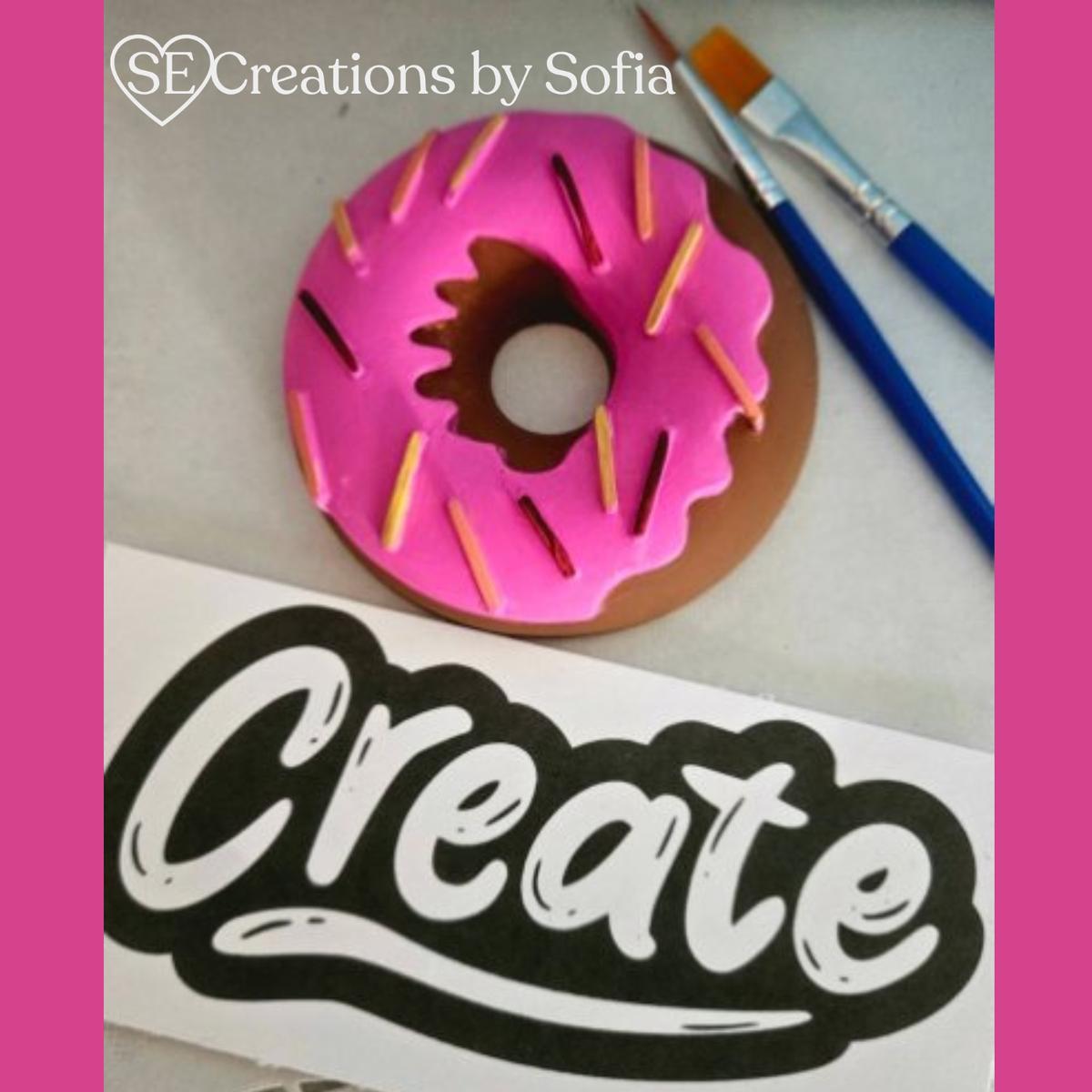 Double DONUT🍩 ~Set of 2~ PLASTER PAINT KIT